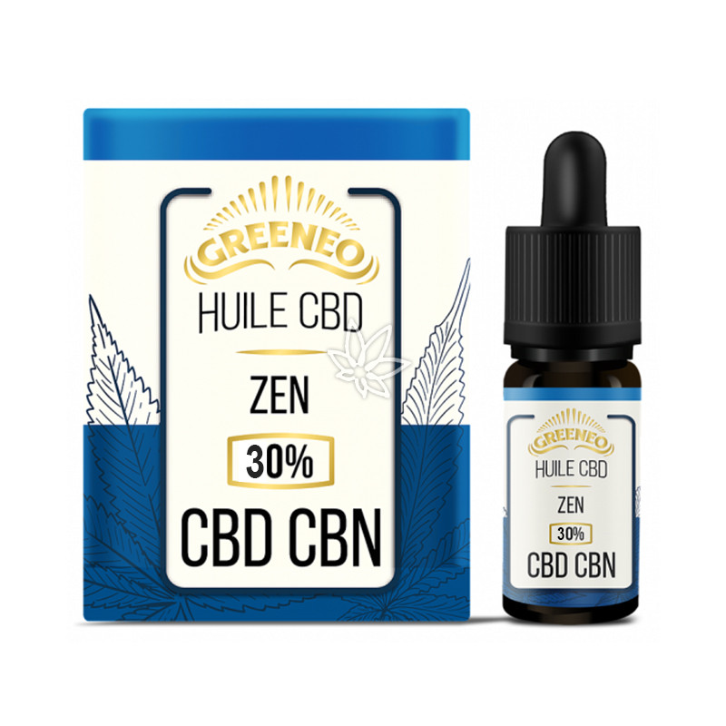 Huile ZEN 30% CBD et CBN spectre large 10ml - Greeneo®