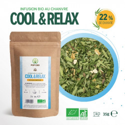 Infusion COOL & RELAX 35g au chanvre CBD 22% - PauseGreen