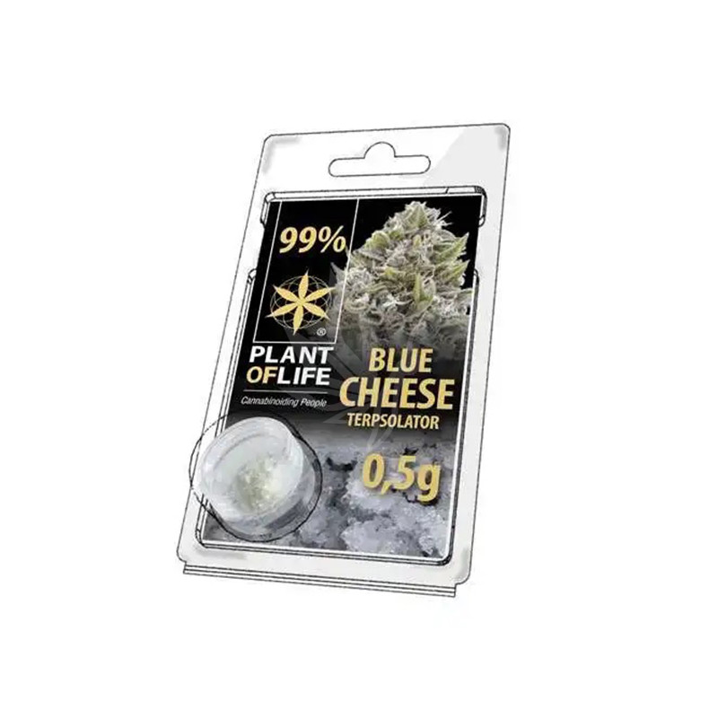 Cristaux de CBD 500mg Blue Cheese pur à 99% - Plant Of Life
